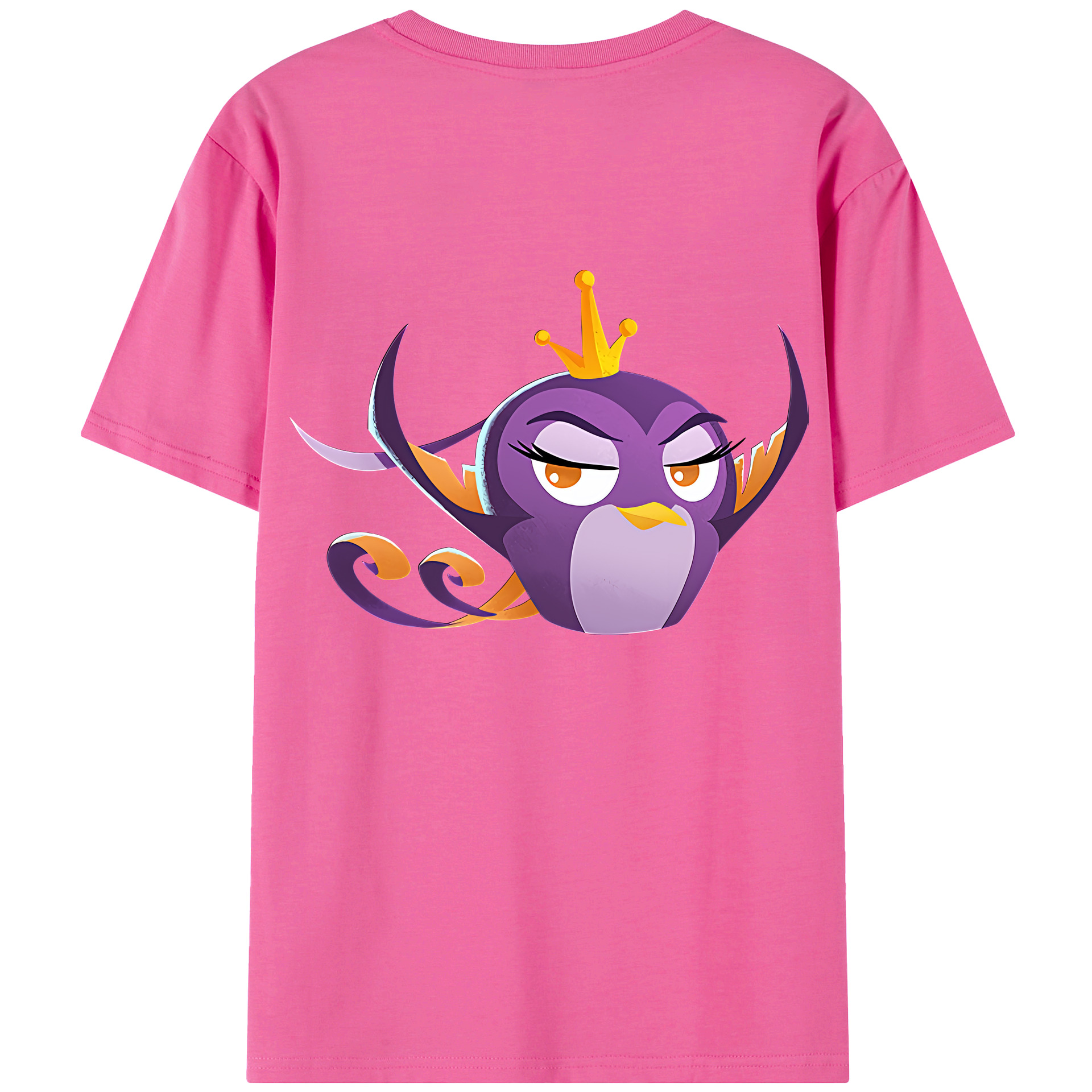 （画像用） Angry Birds アングリーバード レディース半袖Tシャツ(バックプリント)
